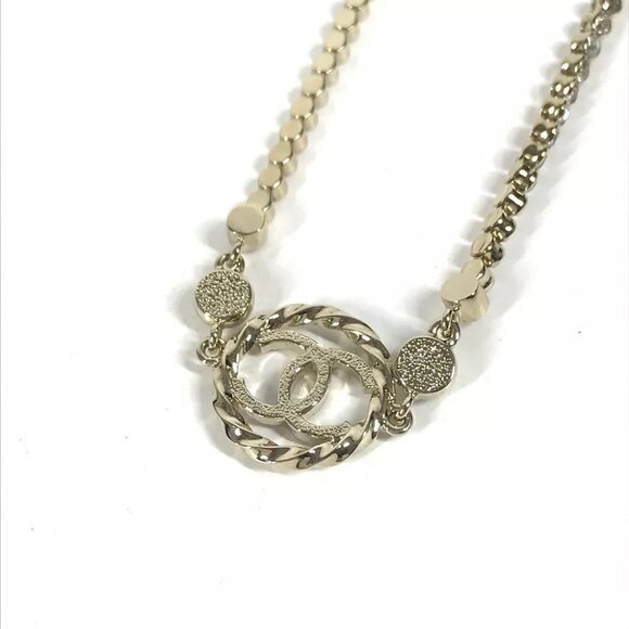 CHANEL 23B CC CC Mark Rhinestone Choker Accessories Necklace Unused - Picture 11 of 16